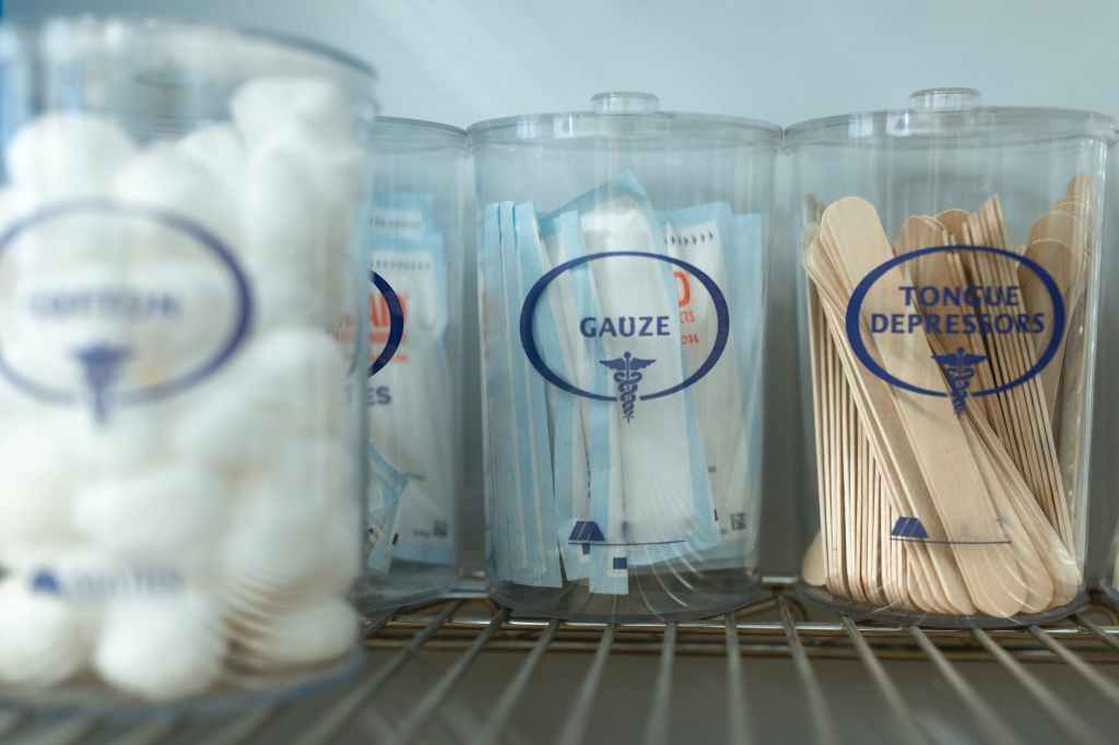 close up photo of medical supplies